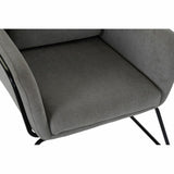 Armchair DKD Home Decor Black Grey Metal 75 x 76 x 82 cm-6