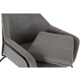 Armchair DKD Home Decor Black Grey Metal 75 x 76 x 82 cm-4