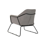 Armchair DKD Home Decor Black Grey Metal 75 x 76 x 82 cm-1