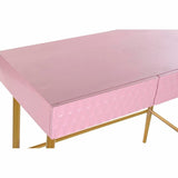 Console DKD Home Decor Pink Golden Metal Mango wood Modern (90 x 45 x 74 cm)-6