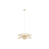 Ceiling Light DKD Home Decor Natural Bamboo 50 W 80 x 80 x 29 cm-0