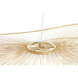 Ceiling Light DKD Home Decor Brown Bamboo 50 W 100 x 100 x 25 cm-3