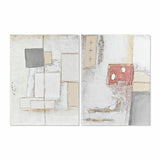 Canvas DKD Home Decor Pinewood Canvas 90 x 3,7 x 120 cm-0