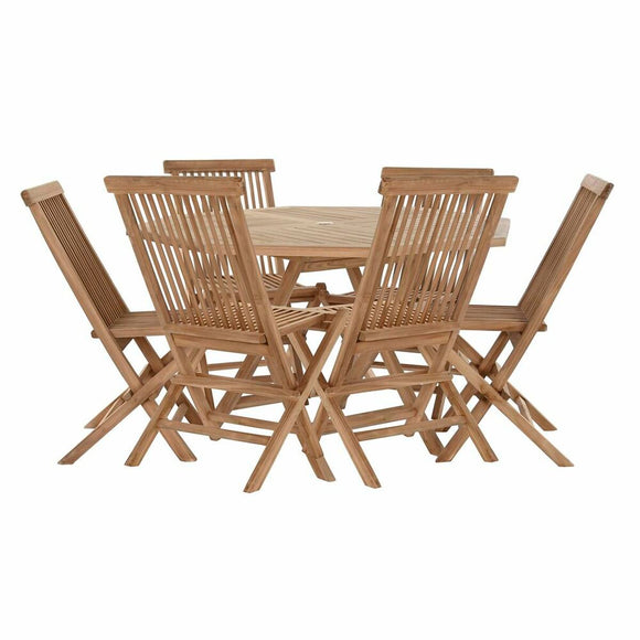 Table set with chairs DKD Home Decor 90 cm 120 x 120 x 75 cm-0