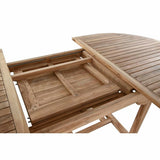 Dining Table DKD Home Decor Brown Extendable Teak (180 x 120 x 75 cm)-5