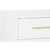 TV furniture DKD Home Decor White Metal MDF (140 x 52 x 40 cm)-4