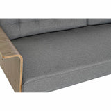 Sofabed DKD Home Decor Brown Grey Metal Urban 203 x 87 x 81 cm-1