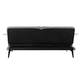 Sofabed DKD Home Decor Brown Grey Metal Urban 203 x 87 x 81 cm-2