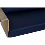 Sofabed DKD Home Decor Blue Brown Black Metal Modern Urban 203 x 87 x 81 cm-1