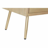Chest of drawers DKD Home Decor Golden Natural Metal Fir MDF Wood Modern 80 x 40 x 87,5 cm-1
