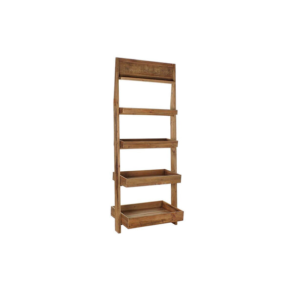 Shelves DKD Home Decor Natural Recycled Wood 4 Shelves (80 x 50 x 200 cm)-0