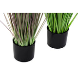 Decorative Plant DKD Home Decor 40 x 40 x 150 cm Pink Lilac Polyethylene PVC (2 Units)-1