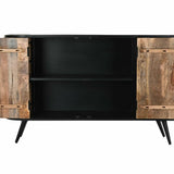 Sideboard DKD Home Decor Brown Black Metal Mango wood (145 x 40 x 90 cm)-7