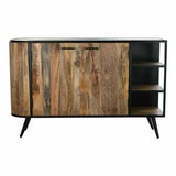 Sideboard DKD Home Decor Brown Black Metal Mango wood (145 x 40 x 90 cm)-3