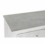 Chest of drawers DKD Home Decor White Multicolour Metal Mango wood Indian Man 30 x 40 cm 112 x 35 x 75 cm-1