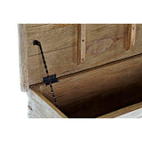 Chest DKD Home Decor 88 x 40 x 45 cm White Brass Mango wood-1