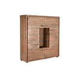 Cupboard DKD Home Decor   145 x 40 x 153 cm Crystal Brown Acacia-0