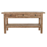 Console DKD Home Decor Brown Natural Wood Pinewood 170 x 45 x 90 cm-1