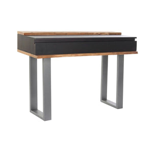 Console DKD Home Decor 115 x 40 x 80 cm Black Wood Brown Dark grey Mango wood-0