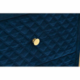Nightstand DKD Home Decor 60 x 35 x 74 cm Crystal Blue Golden-3