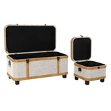 Set of Chests DKD Home Decor Wood 80 x 42 x 42 cm-2