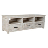 TV furniture DKD Home Decor 158 x 50 x 54 cm White Mango wood-2