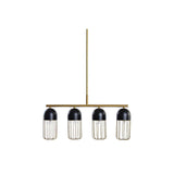 Ceiling Light DKD Home Decor Black Golden 220 V 50 W (60 x 11 x 26 cm)-2