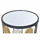 Set of 2 small tables DKD Home Decor Black Multicolour 46 x 46 x 61 cm-1