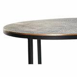 Set of 3 small tables DKD Home Decor Black Copper Golden 44 x 44 x 61 cm-3