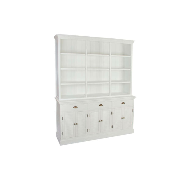 Sideboard DKD Home Decor 165 x 37 x 204 cm Fir Wood White-0