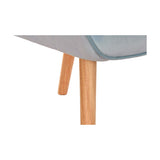 Armchair DKD Home Decor Sky blue Natural Polyester Wood 67 x 75 x 96 cm-4