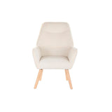Armchair DKD Home Decor Cream Natural 65 x 75 x 96 cm-2