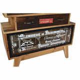 Chest of drawers DKD Home Decor Natural Fir MDF Wood Modern Vintage 70 x 33,5 x 111 cm-4