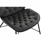 Armchair DKD Home Decor Black Dark grey Metal 69 x 76 x 85 cm-1