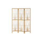 Folding screen DKD Home Decor 136 x 2,5 x 180 cm Metal Bamboo 30 x 40 cm-0