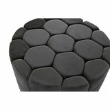 Footrest DKD Home Decor Grey 30 % Polyester (85 x 85 x 48 cm)-2