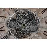 Wall Clock DKD Home Decor Gears Black Copper Iron 80 x 8 x 80 cm-2