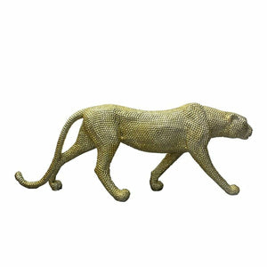 Decorative Figure DKD Home Decor Golden 120 x 23 x 44 cm Leopard-0