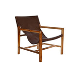 Armchair DKD Home Decor Natural Dark brown Teak 66 x 73 x 77 cm-0