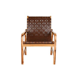 Armchair DKD Home Decor Brown Teak 66 x 73 x 96 cm-5