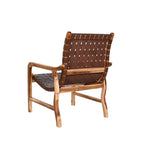 Armchair DKD Home Decor Brown Teak 66 x 73 x 96 cm-6