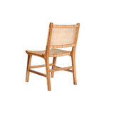 Chair DKD Home Decor 51 x 48 x 86 cm 51 x 54 x 86 cm Natural Teak Light brown Rattan-4