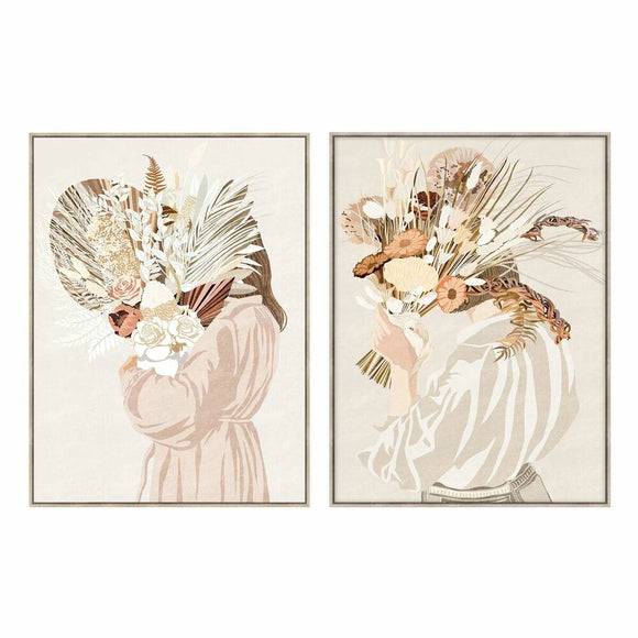 Canvas DKD Home Decor polystyrene Canvas 90 x 4 x 120 cm-0