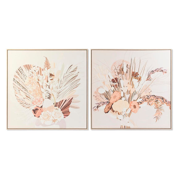 Canvas DKD Home Decor polystyrene Canvas 100 x 4 x 100 cm-0