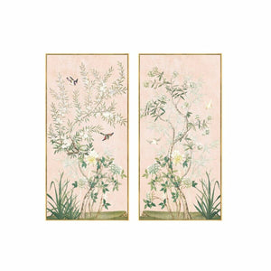 Painting DKD Home Decor Oriental 70 x 4 x 140 cm (2 Units)-0