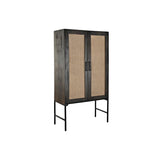 Sideboard DKD Home Decor Wood Mango wood Brown Black 85 x 40 x 162,5 cm-0