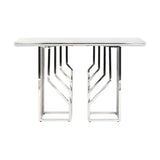 Hall DKD Home Decor White Silver 120 x 40 x 78 cm-1