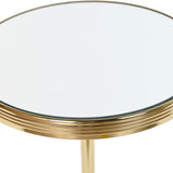 Side table DKD Home Decor Mirror Golden Brass (42,5 x 42,5 x 49 cm)-3