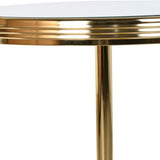 Side table DKD Home Decor Mirror Golden Brass (42,5 x 42,5 x 49 cm)-2