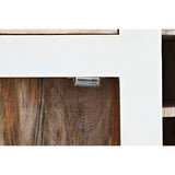 Bottle rack DKD Home Decor Natural White Mango wood (111 x 30 x 102 cm)-6